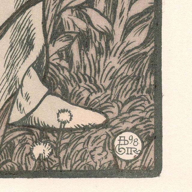 Adolphe Giraldon, Lutèce, 1898, Original Lithograph For Sale - Image 6 of 10