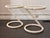 1950s Pair of a White Vintage Wicker Side Tables For Sale - Image 5 of 6