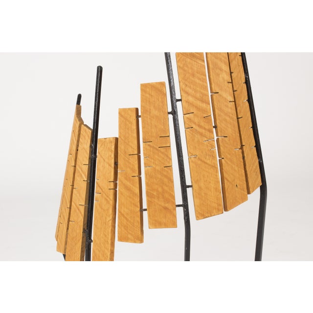 1950s Wood and Metal Sculpture by Fred Leyman For Sale - Image 5 of 7