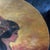 1915 One of a Kind Painted Wood Disk Bowl - Signed with initials L.B.C. For Sale - Image 4 of 6