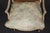 Cream Pair Louis XV Style French Cream Distressed Painted Cane Back Armchairs For Sale - Image 8 of 16