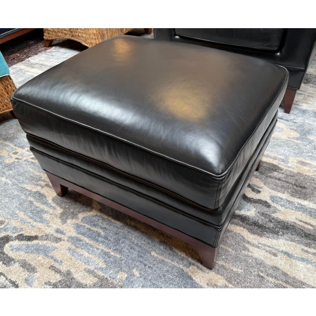Stickley Keeler Ottoman For Sale In San Francisco - Image 6 of 12