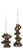Blobby Candle Holder Set, Brass For Sale