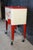 Vintage Style 60 Qt Coca-Cola Rolling Patio Cooler Cream & Red Ice Chest Cart For Sale - Image 14 of 18