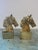Late 20th Century Vintage Brass Horse Head Bookends - a Pair For Sale - Image 5 of 8