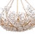 Regina Andrew Cheshire Basin Chandelier in Gold Leaf For Sale - Image 4 of 6