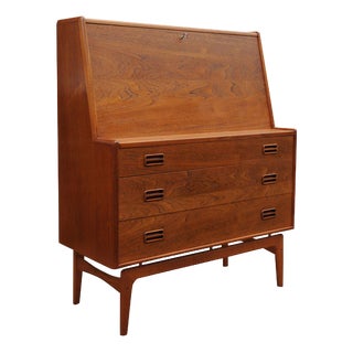 Vintage Danish Desk attributed to Arne Hovmand Olsen for Mogens Kold, 1960s For Sale