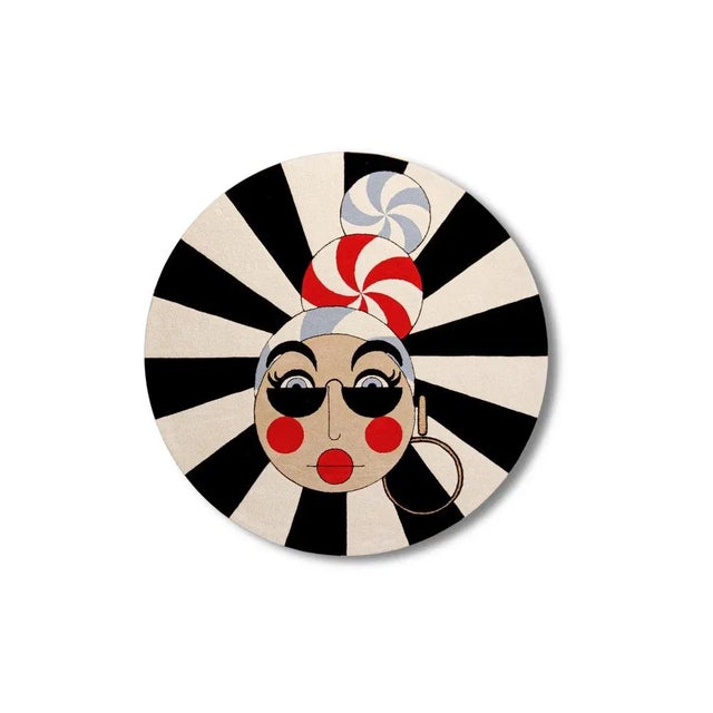 Victoria rug by Royal Stranger Dimentions: 200 x 200 x 2 cm Materials: Wool and silk Inspired by the femininity and using...