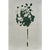 Set of 4 - One-of-a-Kind Dark Green Botanical Organic Modern Original Oil Paintings / Herbarium / Floral For Sale - Image 4 of 7