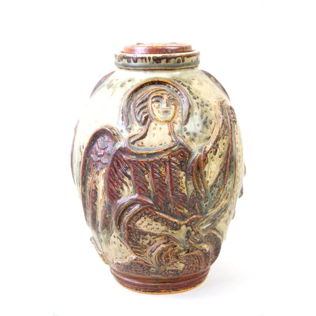 Mid 20th Century Royal Copenhagen Decorative Lidded Jar For Sale - Image 10 of 10