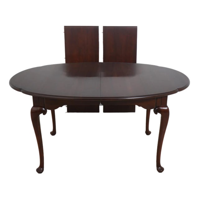 Statton Old Towne Cherry Oval Dining Room Table For Sale