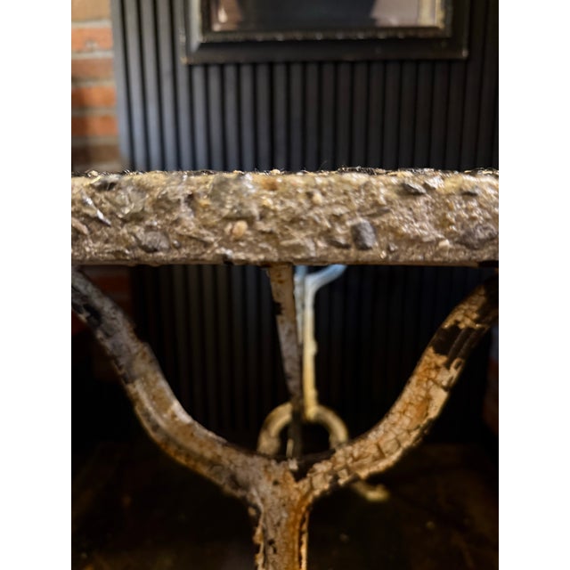 19th-C. French Cast Iron Table Benefiting Livie's Legacy Dba Livie's Chateau For Sale - Image 9 of 10