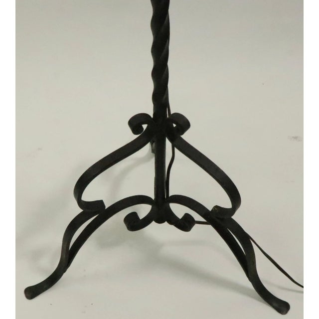 Metal Gothic Arts & Crafts, Wrought Iron Bible, Bookstand, Lecturn, Maitre D Stand For Sale - Image 7 of 11