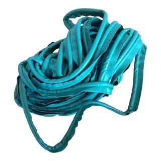 Green Designer Trim Roping With Selvedge- 14 Yards For Sale