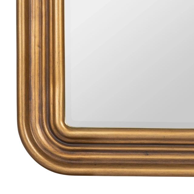 Spritely Home Parker Arch Gold Wall Mirror For Sale - Image 4 of 7