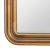 Spritely Home Parker Arch Gold Wall Mirror For Sale - Image 4 of 7