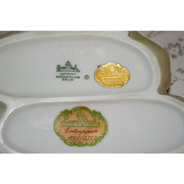 Rosenthal Model 1547 Ducks Figurine by Theodor Kärner for Rosenthal For Sale - Image 4 of 5