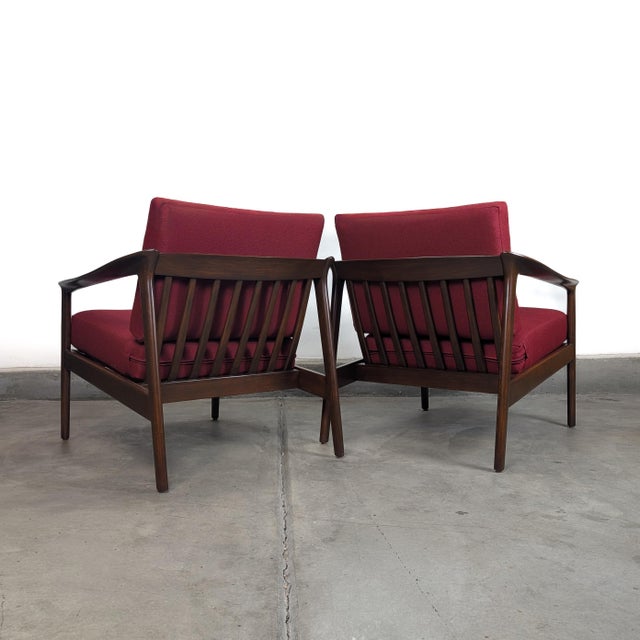 Brown Pair of Mid Century Modern 'Monterey' Lounge Chairs by Folke Ohlsson for Dux For Sale - Image 8 of 18
