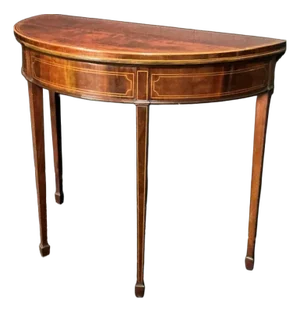 Hepplewhite Revival Mahogany Card Table, 1905