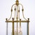 French Antique, Louis XVI Style Lantern, Brass and Glass For Sale - Image 4 of 9