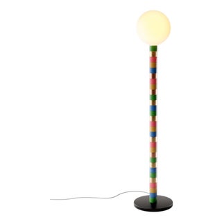Donna III Floor Lamp in Brass with Copper and Aluminium by Marine Breynaert For Sale