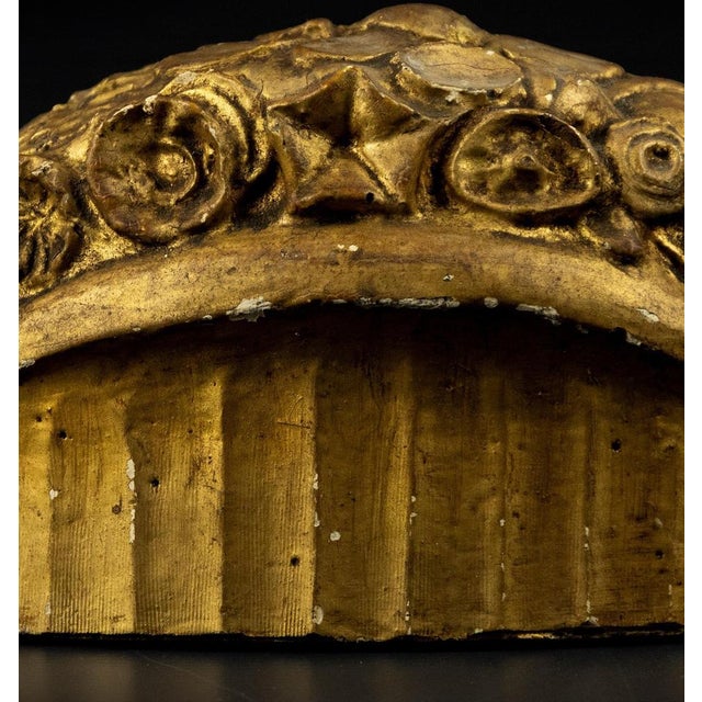 Gilded Terracotta Centerpiece, Italy, Mid-20th Century For Sale - Image 4 of 5