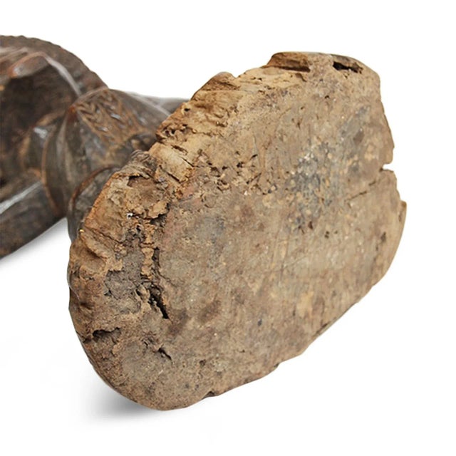 Brown Antique Songye Chief Stool For Sale - Image 8 of 9