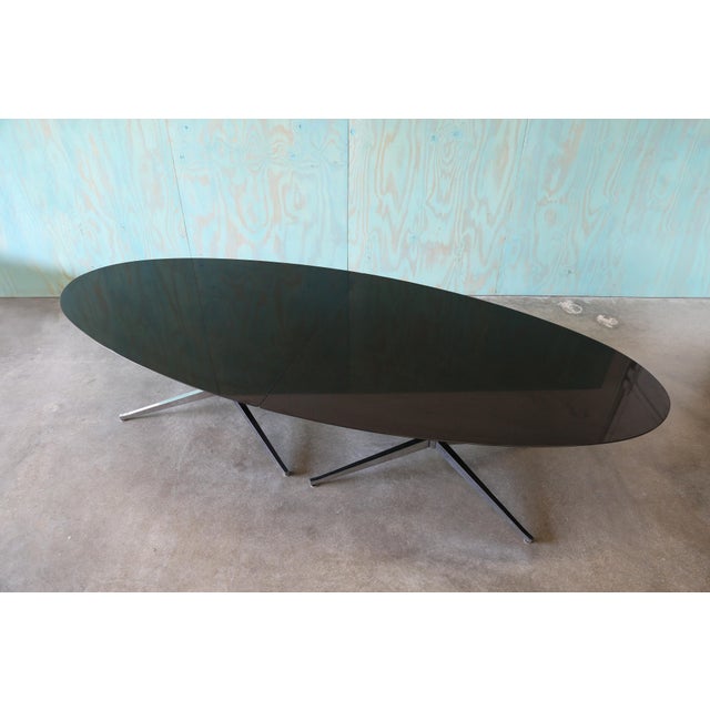 Knoll 1960s Florence Knoll Custom Monumental Dining Table in Absolute Black Granite MCM For Sale - Image 4 of 11