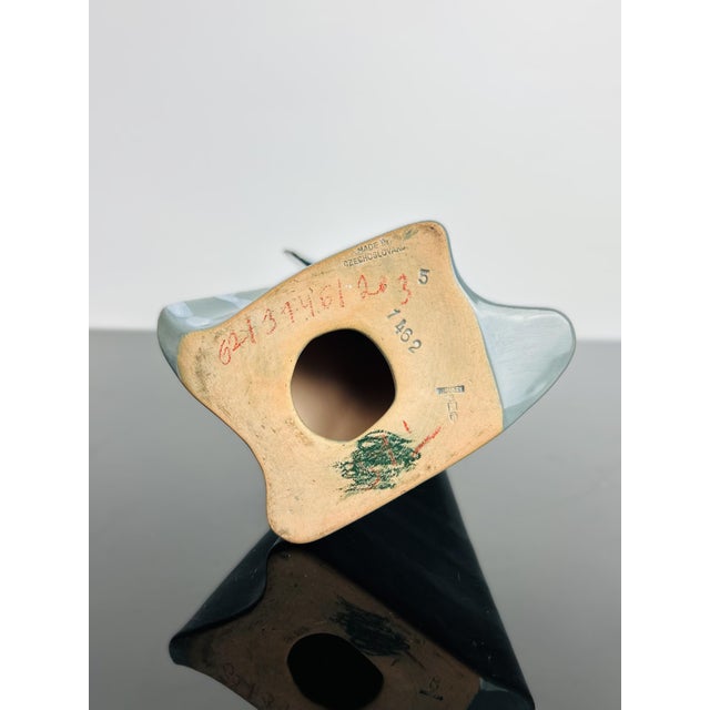 1960s Spanish Flamenco Dancer Ceramic Figurine with Fan from KERA, Czechoslovakia, 1960s For Sale - Image 5 of 6
