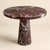 Italian Rosso Levanto Marble Round Pedestal Table – Luxury Italian Red Marble For Sale - Image 3 of 8