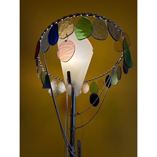 Priamo Floor Lamp by Toni Cordero for Artemide, 1980s, in Flawless conditions. Designed 1980 to 1989 This piece has an...