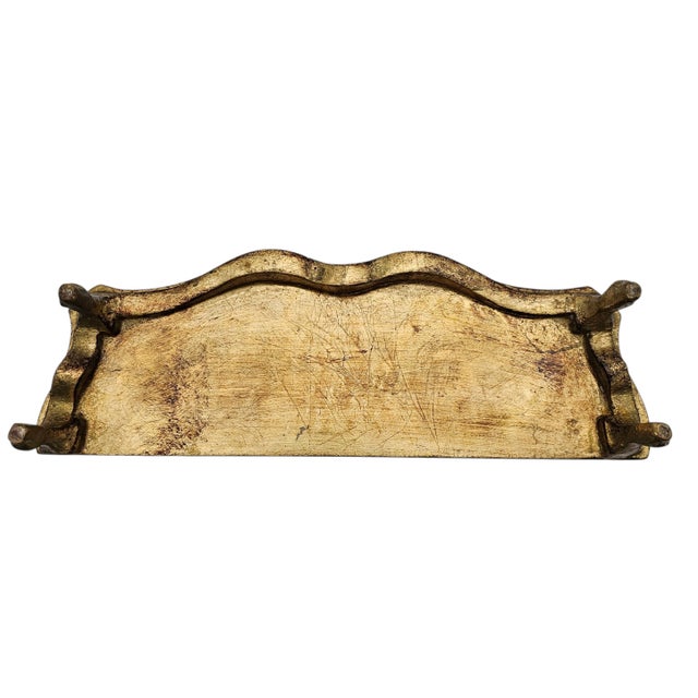 Italian Florentine Gilt Jewelry Chest, 13.5" Mid Century For Sale - Image 13 of 14