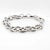 Modern Konstantino Plato Sterling Silver & Black Spinel Cable Link Bracelet For Sale - Image 3 of 12