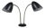 Kurt Versen Two-headed Goose-neck Table Lamp For Sale