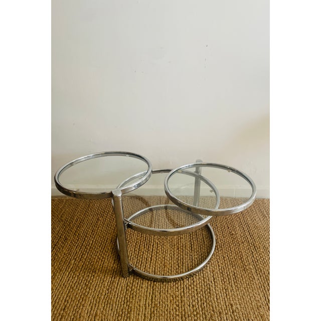 Folding and Rotating Coffee Table, 1970s For Sale - Image 9 of 10