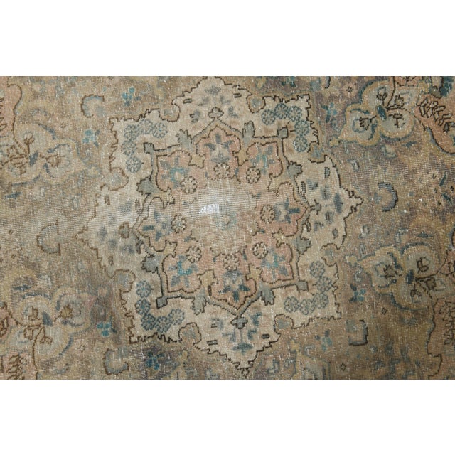 Orange 1970s Vintage Persian Handmade Wool Orange Area Rug For Sale - Image 8 of 11