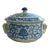 Blue and White Chinese Lidded Bowl For Sale