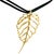 Modern Vintage Angela Cummings 18k Gold Leaf Pendant Necklace For Sale - Image 3 of 11