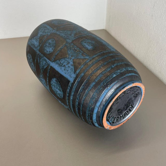 Fat Lava Ceramic Ankara Vase by Heinz Siery for Carstens Tönnieshof, Germany, 1960s For Sale - Image 17 of 18