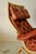 1970s Leather and Canvas Pernilla Chair by Bruno Mathsson For Sale - Image 5 of 16