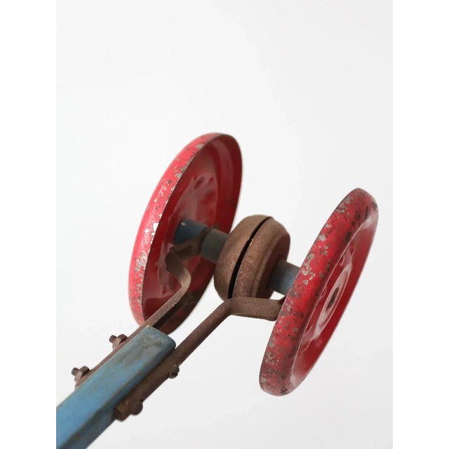 Blue 1940s Horse Pull Toy For Sale - Image 8 of 9