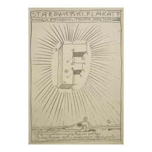 1979-1980 Original Polish Exhibition Poster, Starowieyski Plakaty (Posters of Starowieyski)