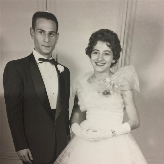 American 1950s Wedding or Prom Photo For Sale - Image 3 of 3