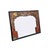 85" X 71" Chinese Red Golden Relief Carving Wood Frame Wall Mirror For Sale - Image 16 of 17