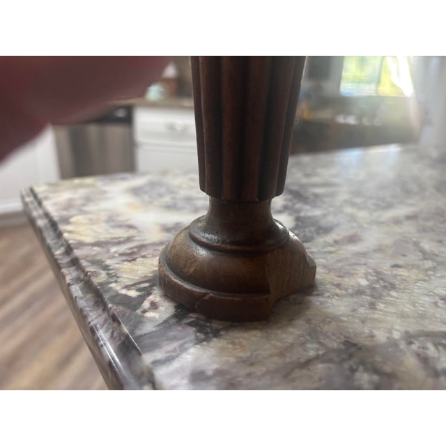 Wood Antique French Louis XVI-style China Hutch For Sale - Image 7 of 16