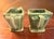 1950s Anna Van Briggle Art Deco Pottery Green Glaze Creamer & Sugar ca.1955 For Sale - Image 5 of 13