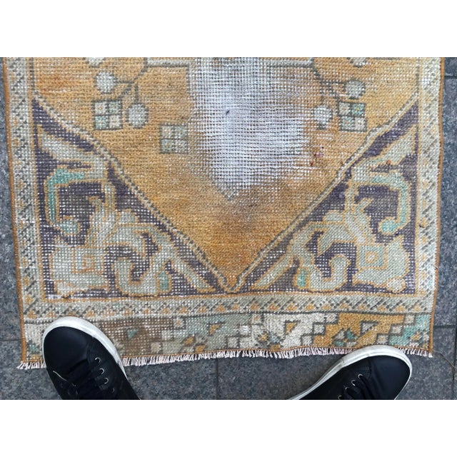 1960s Vintage Anatolian Rug - 2′3″ × 9′3″ For Sale - Image 9 of 11