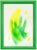 Eli Content, Mod Dutch Jewish Artist Untitled, Green Hand Painting For Sale