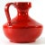 Large Italian Red Glazed Ceramic Vase, 1960s For Sale - Image 3 of 8