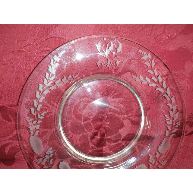 18th Century Glass Plate from Real Fábrica de Cristales de La Granja de San Ildefonso For Sale - Image 5 of 7